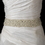 Elegance by Carbonneau Belt-302 Pearl & Glass Bead Sash Belt 302