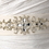 Elegance by Carbonneau Belt-4 Crystals, Beads & Rhinestone Accented Wedding Sash Bridal Belt 4