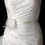 Elegance by Carbonneau Belt-Clip-420 Belt with Jeweled Delphinium Feathers Flower Clip 420