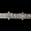 Elegance by Carbonneau Belt-HP-8286 Vintage Satin Ribbon Belt or Headband 8286 with Clear Crystals