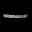 Elegance by Carbonneau Belt-HP-8287 Vintage Satin Ribbon Belt or Headband 8287 with Clear Crystals