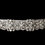 Elegance by Carbonneau Belt-HP-8287 Vintage Satin Ribbon Belt or Headband 8287 with Clear Crystals
