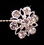 Elegance by Carbonneau BQ-211 Crystal Bouquet Jewelry BQ 211 Silver or Gold