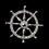 Elegance by Carbonneau Brooch-195-AS-Clear * Antique Silver Clear Ship Wheel with Rhinestones Brooch 195