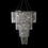 Elegance by Carbonneau Chandelier-13-AB Extra Large 4 Tiered Diamond Cut Crystal Beaded Swag Chandelier 13 AB
