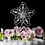 Elegance by Carbonneau CJ-1020-Flower Sparkling Rhinestone Covered Flower Cake Top 1020