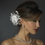 Elegance by Carbonneau Clip-2705 Rhinestone, Crystal, Lace, Satin & Organza Flower Bridal hair Clip 2705
