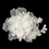 Elegance by Carbonneau Clip-3047-IV Ivory Organza Floral Lace Hair Flower Clip 3047 w/ Pearls, Rhinestones & Crystals