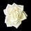 Elegance by Carbonneau clip-401-ivory Rose Bud Medium Hair Clip 401 ( White, Ivory or Red )