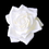 Elegance by Carbonneau clip-401-white Rose Bud Bridal Flower Hair Clip 401 White, Ivory or Red