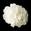 Elegance by Carbonneau Clip-411 Ivory Gardenia Cluster Bridal Hair Flower on Clip 411 with Brooch Pin