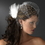 Elegance by Carbonneau Clip-420-White Petite Flower Feather Fascinator Bridal Wedding Day Hair Clip - Clip 420 White