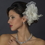 Elegance by Carbonneau Clip-475 Floral Rhinestone Bridal Feather Fascinator Hair Clip 475
