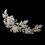 Elegance by Carbonneau Silver Clear Rhinestone Floral Vine Hair Clip 9626