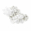 Elegance by Carbonneau Clip-9642 Pearl, Rhinestone & Bugle Bead Accent Flower Hair Clip 9642