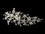 Elegance by Carbonneau Comb-001-S Swarovski Crystal Bridal Comb 001 Silver
