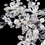 Elegance by Carbonneau Comb-1178-S-DW Diamond White Pearl & Rhinestone Floral Hair Comb 1178