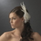 Elegance by Carbonneau comb-1517 Bridal Feather Hair Piece with Crystals Comb 1517 (White or Ivory)