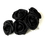 Elegance by Carbonneau Comb-4647-Black Charming Black Flower Bridal Hair Comb 4647