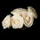 Elegance by Carbonneau Comb-4647-lt-Gold Charming Gold Flower Bridal Hair Comb 4647