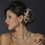 Elegance by Carbonneau Comb-589-Silver-Clear Swarovski Crystal Bridal Hair Comb 589
