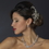 Elegance by Carbonneau Comb-590 Rhinestone & Pearl Floral Vine Bridal Hair Comb 590