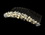Elegance by Carbonneau Comb-7002-Champagne Champagne Pearls & Swarovski Crystals Bridal Comb 7002