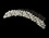 Elegance by Carbonneau Comb-7005-SilverPearl Stunning Pearl & Swarovski Crystal Bridal Comb 7005