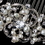 Elegance by Carbonneau Comb-721-RD-FW Rhodium Art Deco Swirl Freshwater Pearl Hair Comb 721