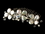 Elegance by Carbonneau Comb-8136-S Coin Pearl Bridal Comb 8136