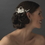 Elegance by Carbonneau Comb-8148-S Silver Swarovski Bridal Comb 8148
