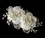 Elegance by Carbonneau Comb-8322 Twin Rose Bridal Hair Comb 8322