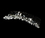 Elegance by Carbonneau Comb-8394-Silver Silver Princess Rhinestone & Pearl Bridal Tiara Comb 9394