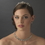 Elegance by Carbonneau Comb-8404-Silver Elegant Silver Bridal Hair Comb w/ Rhinestones 8404