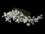 Elegance by Carbonneau Comb-8561-S Striking Silver Floral Bridal Hair Comb w/ Austrian Crystals 8561
