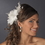 Elegance by Carbonneau Comb-8985-Ivory Ravishing Ivory Feather Bridal Hair Comb 8985