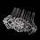 Elegance by Carbonneau Comb-934-A-Clear Antique Silver Crystal Bridal Hair Comb 934