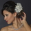 Elegance by Carbonneau Comb-943 Ivory Rhinestone Flower Bridal Hair Comb 943