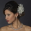 Elegance by Carbonneau Comb-943 Ivory Rhinestone Flower Bridal Hair Comb 943