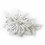 Elegance by Carbonneau Comb-9656-S-DW Diamond White Fabric Accented w/ Bugle Bead, Rhinestone & Pearl Comb 9656