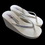 Elegance by Carbonneau Crystals Crystals ~ Ivory or White High Wedge Bridal Flip Flops with Crystal Accented Suedene Strap