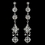 Elegance by Carbonneau E-1029-Silver-Clear Earring 1029 Silver Clear