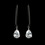 Elegance by Carbonneau E-1030-AS-Clear Earring 1030 Silver Clear