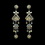Elegance by Carbonneau E-1033-Silver-AB Earring 1033 Silver AB
