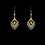 Elegance by Carbonneau E-20381-Gold-Clear Earring 20381 Gold Clear