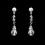 Elegance by Carbonneau E-236-AB AB Crystal Bridal Earrings E 236