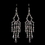 Elegance by Carbonneau E-240-Lt-Amethyst Light Amethyst Swarovski Crystal Earrings E 240