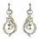 Elegance by Carbonneau E-25356-Silver Silver Clear Earring Set 25356