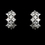 Elegance by Carbonneau E-2635-AS-Clear Curved Cubic Zirconia Crystal Bridal Earrings E-2635