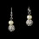 Elegance by Carbonneau E-8213-Pearl Earring 8213 Pearl White & Ivory